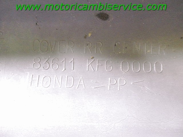 HECKVERKLEIDUNG OEM N. 83611-KEY-900ZM GEBRAUCHTTEIL  SCOOTER HONDA PANTHEON 125 / 150 (1998-2002) HAUBRAUM, 150 cc ERSTZULASSUNG 1999