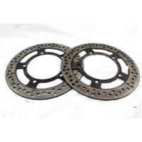 SUZUKI BURGMAN AN 400 5922114G30 COPPIA DISCHI FRENO ANTERIORI 08 - 13 FRONT BRAKE DISCS