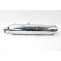 ROYAL ENFIELD SUPER METEOR 650 RLX00827 MARMITTA SILENZIATORE SCARICO SINISTRA 23 - 25 LEFT MUFFLER CON PICCOLI GRAFFI