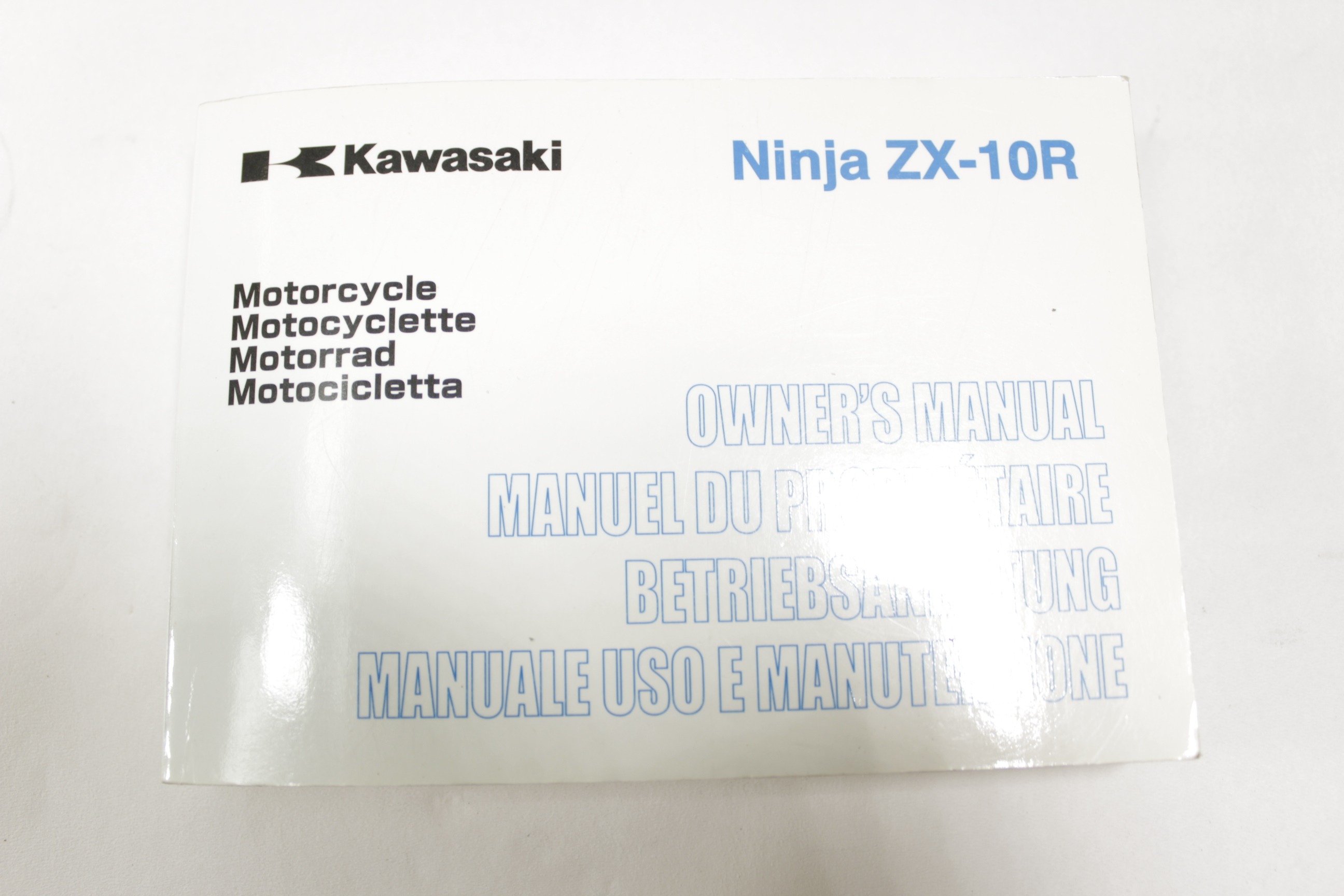 999761231 GEBRAUCHS- UND WARTUNGSHANDBUCH KAWASAKI NINJA 1000 ZX-10R (2004 - 2005) Gebrauchtteil für 2004