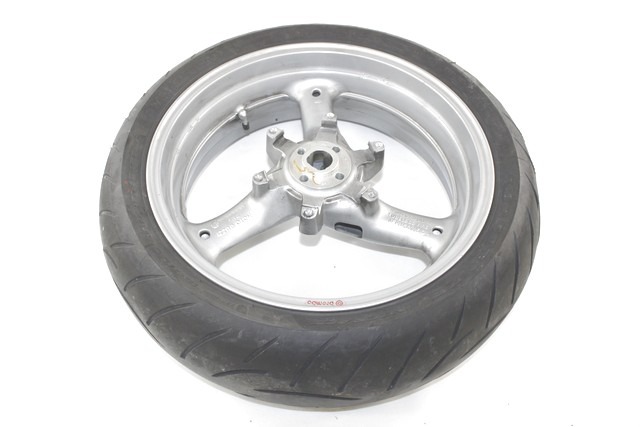 MOTO GUZZI NORGE 850 977339 CERCHIO RUOTA POSTERIORE 17X5.50 07 - 11 REAR WHEEL SEGNI DI USURA BULLONI DISCO DA RIMUOVERE