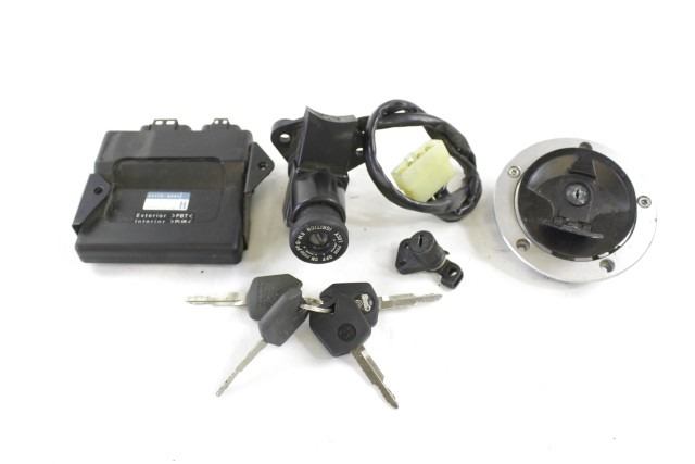 KAWASAKI VERSYS 650 211750204 270455360 KIT CHAIVI ECU ACCENSIONE 10 - 13 LOCKS KEYS KIT