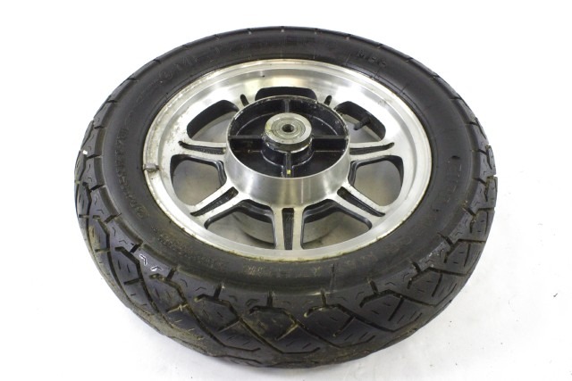 KAWASAKI EN 500 VULCAN 410731465FA CERCHIO RUOTA POSTERIORE 15X3.00 EN500 91 - 96 REAR WHEEL SEGNI DI USURA PNEUMATICO DA SOSTITUIRE