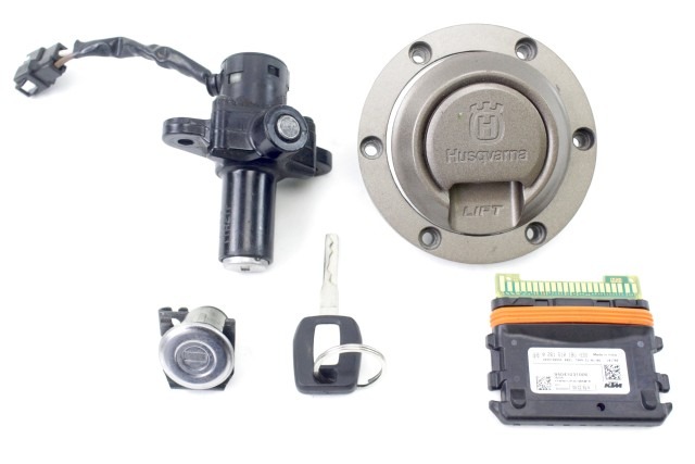 HUSQVARNA SVARTPILEN 125 28111066044 28141031000R KIT CHIAVE ECU ACCENSIONE 21 - 23 ECU LOCKS KEY KIT 94041031000