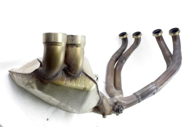 MV AGUSTA BRUTALE 990 R 8000B2650 COLLETTORE DI SCARICO 09 - 12 EXHAUST MANIFOLD CON AMMACCATURA LEGGERMENTE STORTO