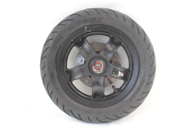 PIAGGIO ZIP 50 4T 1C0032510000C CERCHIO RUOTA ANTERIORE 10 X 2.15 18 - 20 FRONT WHEEL VITI DISCO FRENO BLOCCATE