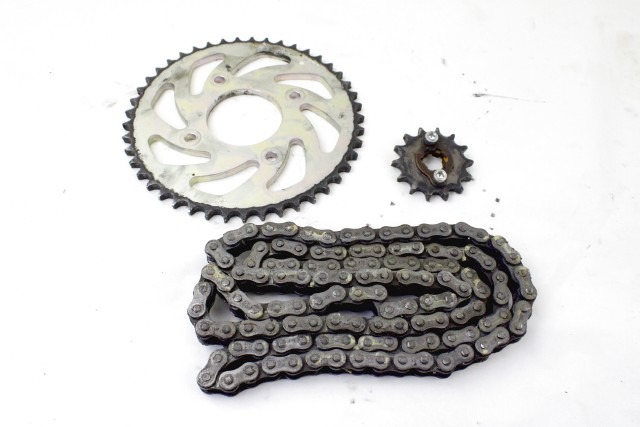 SUZUKI GSX S 125 6451123K00 2761012K00122 KIT CATENA CORONA PIGNONE WDL0 22 - 24 SPROCKETS CHAIN KIT