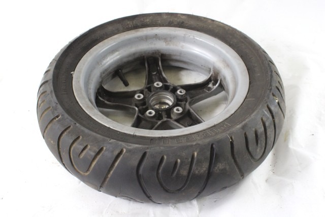 PIAGGIO HEXAGON 180 4T 563844 CERCHIO RUOTA POSTERIORE 11 X 3 02 - 03 REAR WHEEL CON GRAFFI