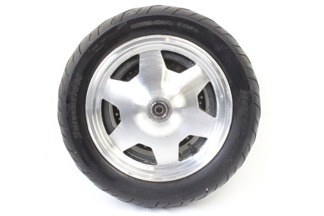 SUZUKI BURGMAN AN 400 5411114F01 CERCHIO RUOTA ANTERIORE 13X3.00 99 - 00 FRONT WHEEL LEGGERI SEGNI DI USURA