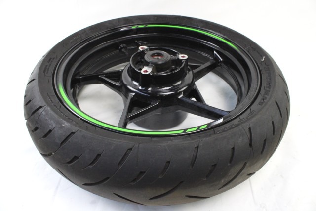 KAWASAKI NINJA 500 SE 410730753QT CERCHIO RUOTA POSTERIORE 17X4.00 EX500G 24 - 25 REAR WHEEL