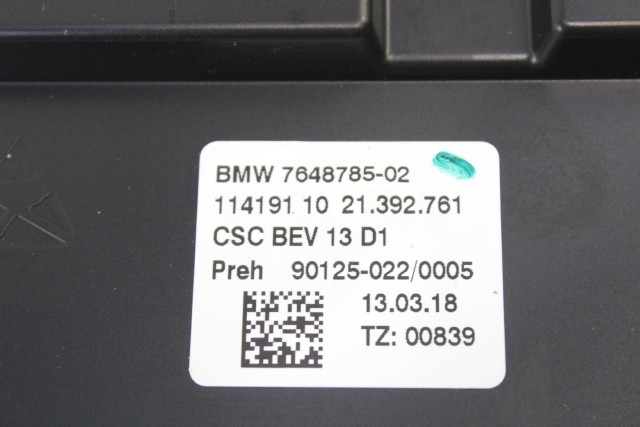 BMW C EVOLUTION 61277648785 CENTRALINA MONITORAGGIO CIRCUITI CELLE K17 13 - 19 CELL CIRCUIT MONITORATING 61277625081 7648785