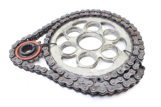 DUCATI PANIGALE V2 44910841A 49411852AA KIT CATENA CORONA PIGNONE (5.000 KM)  20 - 24 SPROCKET CHAIN KIT 49411851AA