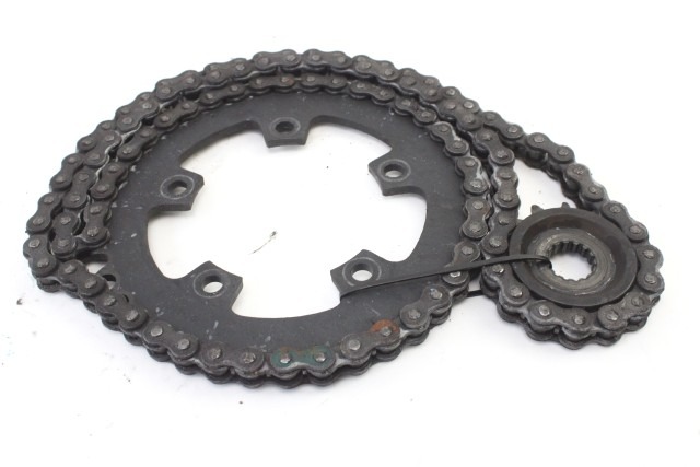 ROYAL ENFIELD SUPER METEOR 650 RAT00180 RLL00096 KIT CATENA CORONA PIGNONE 8000 KM 23 - 25 SPROCKET CHAIN KIT