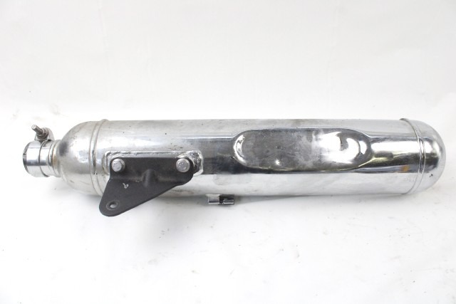 ROYAL ENFIELD SUPER METEOR 650 RLX00827 MARMITTA SILENZIATORE SCARICO SINISTRA 23 - 25 LEFT MUFFLER CON PICCOLI GRAFFI